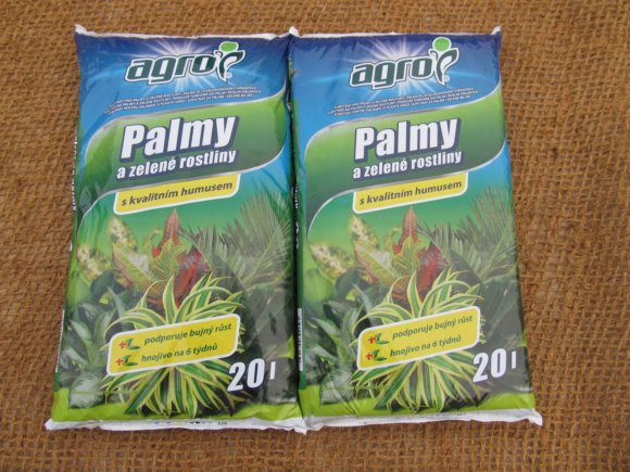 Substrát pro palmy a zelené rostliny